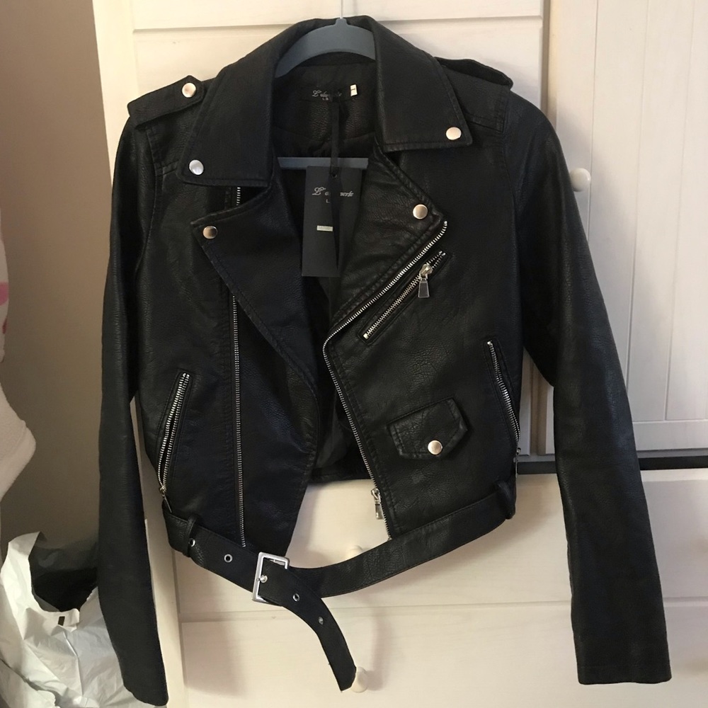Faux Leather Jacket